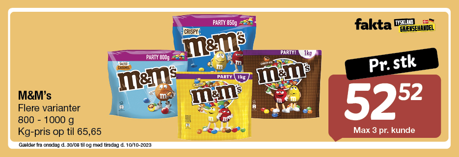 m&m