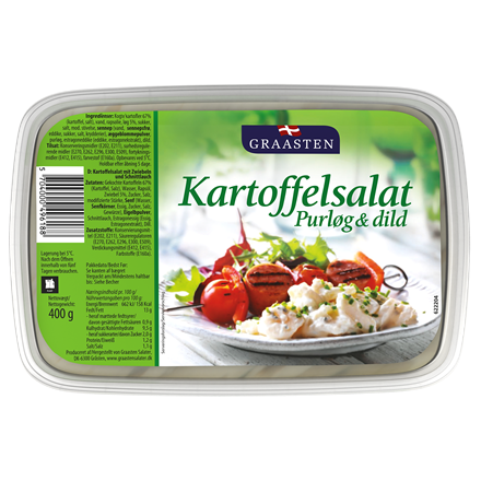 Graasten Kartoffelsalat med Purløg og Dild 400 g