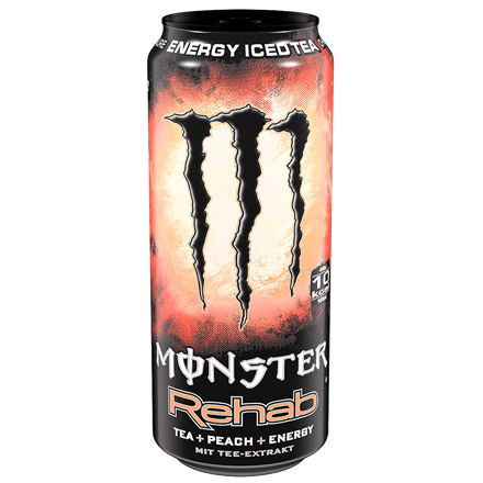 Monster Energy Rehab Peach Tea 12x0,5 l