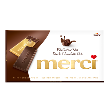 Merci Chocolate Edelbitter 72% 100 g