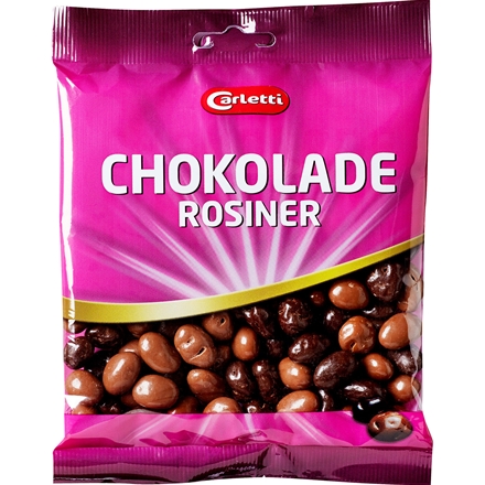 Carletti Chokoladerosiner 160 g