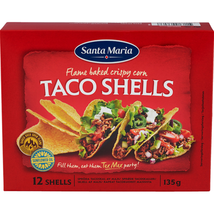 Santa Maria Tacoskaller 135 g