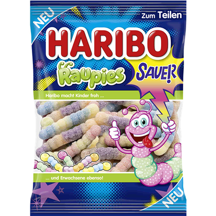 Haribo Raupies Sauer 160 g