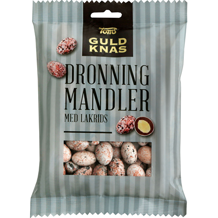 Toms Dronning Mandler Lakrids 220 g