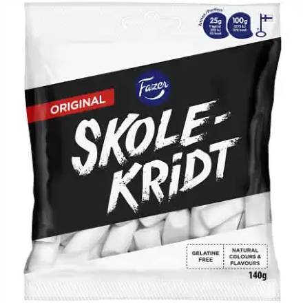 Fazer Skolekridt 140g