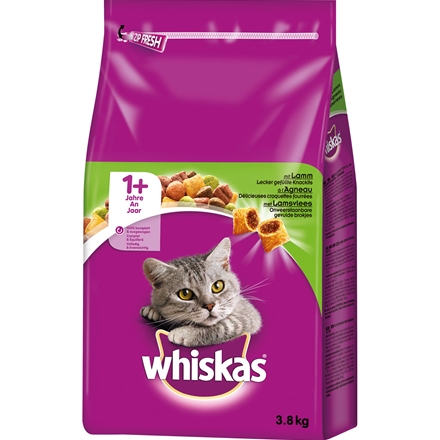 Whiskas Adult med Lam 3,8 kg