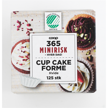 365 Minirisk Muffin form 125 stk
