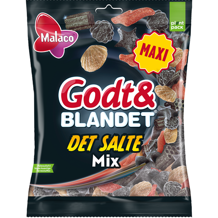 Malaco Godt & Blandet Det Salte Mix 325 g