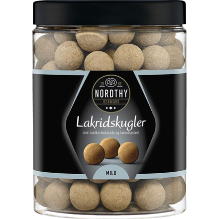 Nordthy Lakridskugler Mild 600 g