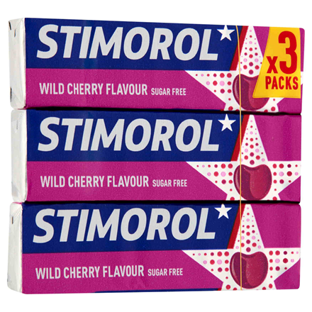 Stimorol Wild Cherry Sugarfree 3-pak 42 g