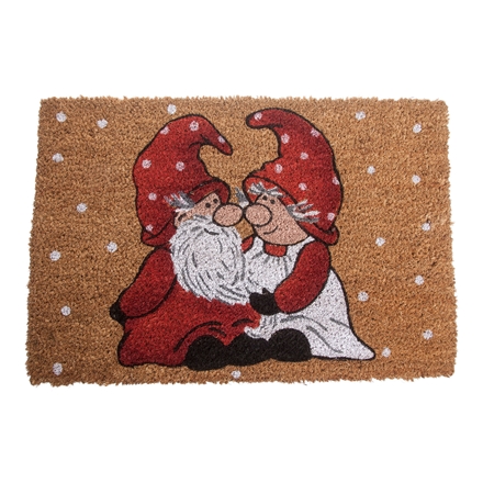 Dørmåtte Nisse Familie 45x60cm 