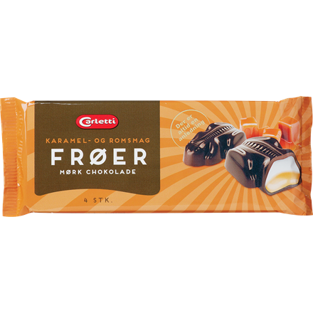Carletti Rom & Karamelfrøer 48 g