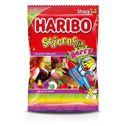 Haribo Stjerne Mix Berry 375 g