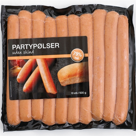 Partypølser 10er 500 g