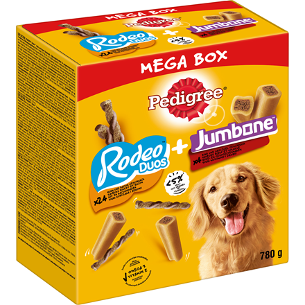 Pedigree Snacks Medium Megabox 780 g