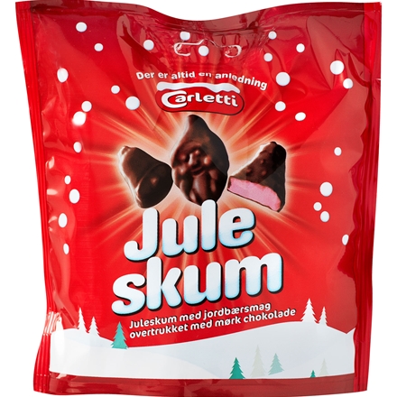 Carletti Juleskum med mørk Chokolade 130 g