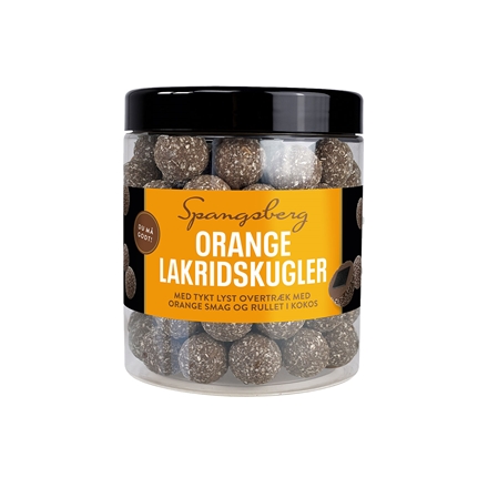 Spangsberg Lakridskugler Orange 450 g
