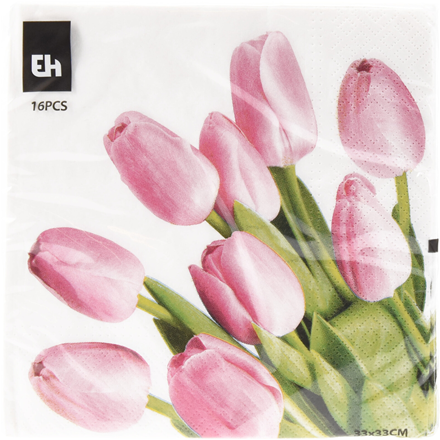 Servietter Tulipaner