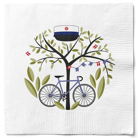 Servietter Blå Student