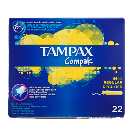 Tampax Compak Regular 22 stk