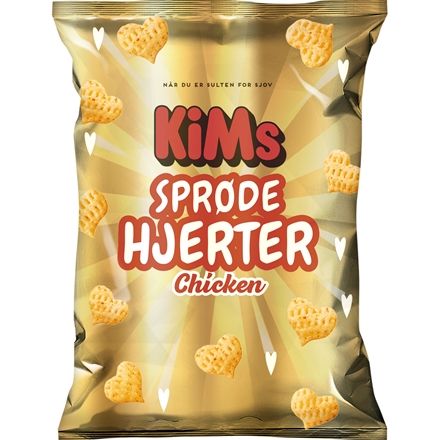 Kims Chips Sprøde Hjerter 140 g