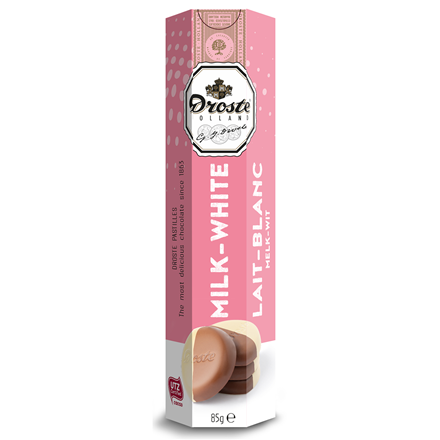 Droste Pastilles Milk/White 85 g