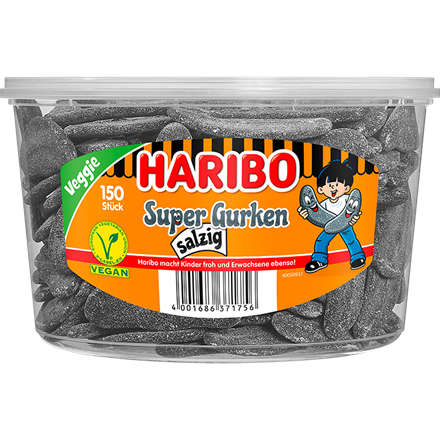 Haribo Super Gurken Salzig 1,35 kg