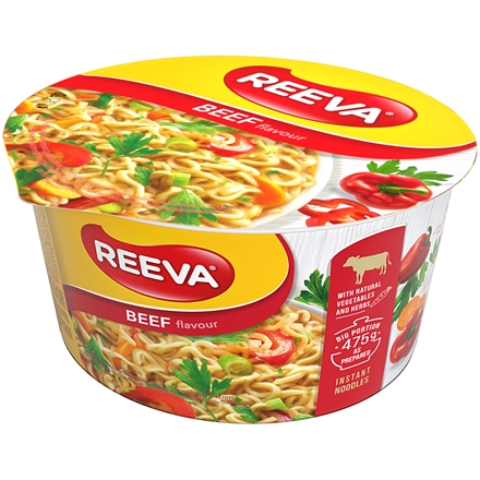 Reeva Big Bowl Instant Nudler Okse 75 g