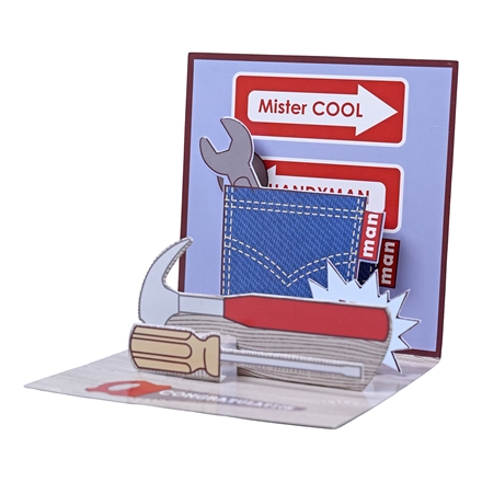 Pop-up kort Handyman
