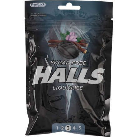 Halls Liquorice 65 g 