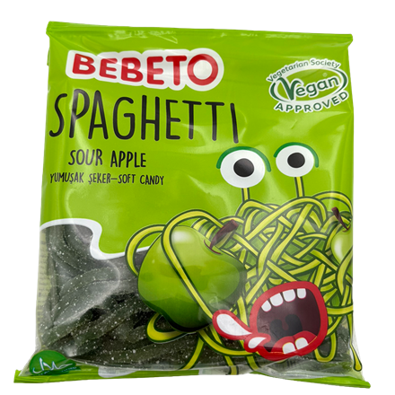Bebeto Spaghetti Æble 80g