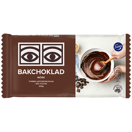 Fazer Baking Chocolate Dark 200 g