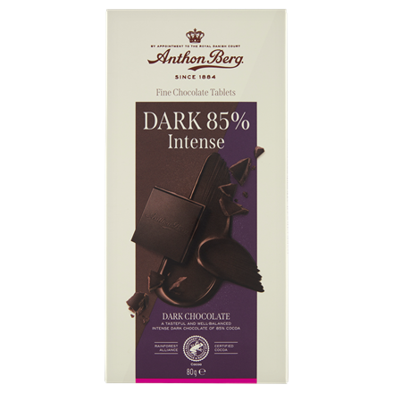 Anthon Berg Fine Chocolate Dark 85% 80 g