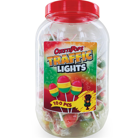 Crest Traffic Lights 100 stk 1 kg.