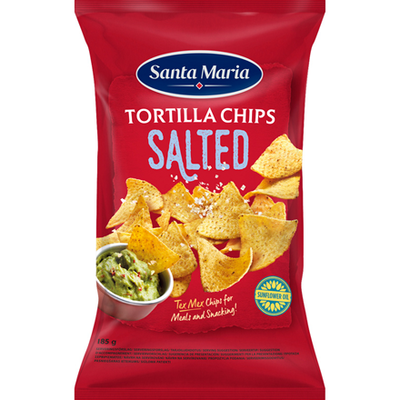 Santa Maria Tortilla Chips Salt 185 g