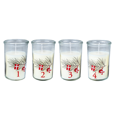 Adventslys i Glas 