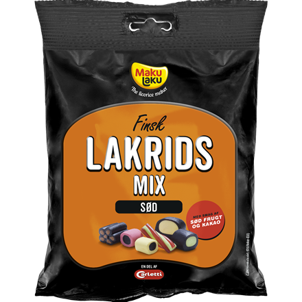 Carletti Finsk Lakrids Mix Sød 170g
