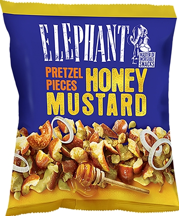 Elephant Pretzel Pieces Honey Mustard 125 g