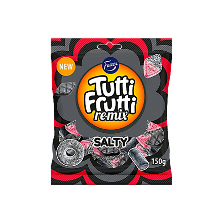 Fazer Tutti Frutti Remix Salty 150g
