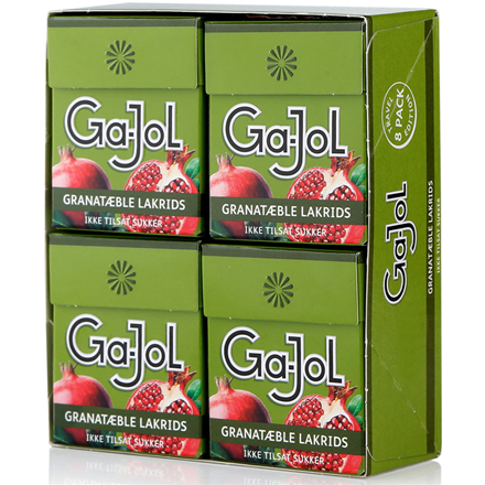 Ga-Jol Grøn Granatæble 8-pak 184 g