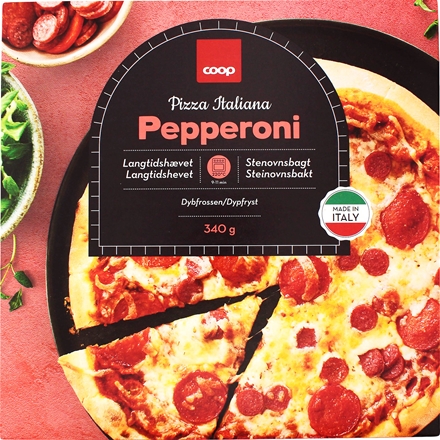 COOP PIZZA PEPPERONI 340 G