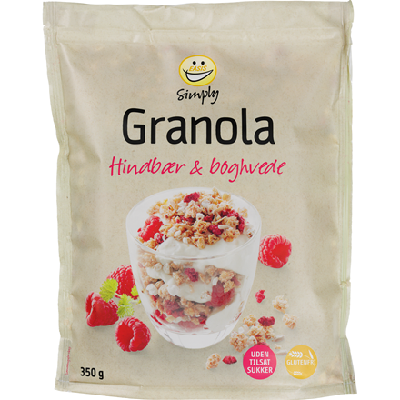 EASIS Simply Granola Med Hindbær & Boghvede 350 g