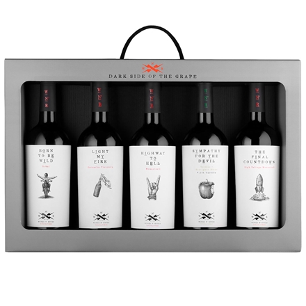 Wine N' Roses Gaveæske 5x0,75 l 