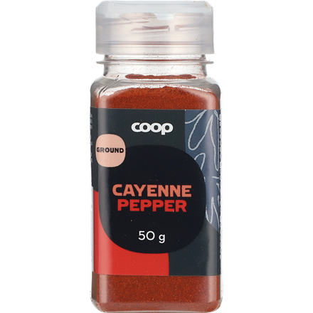 Coop Cayenne Peber 50 g