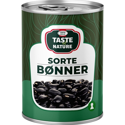 Taste of Nature Sorte Bønner 400 g