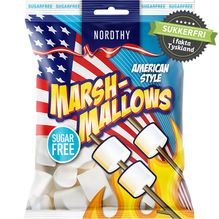Nordthy MarshMallows Sukkerfri 100 g