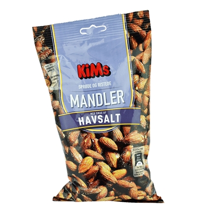 KiMs saltede Mandler 350 g