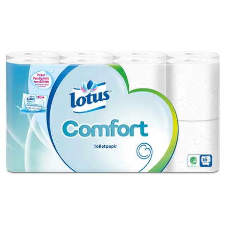 Lotus Comfort Toiletpapir 3-lags 16 ruller