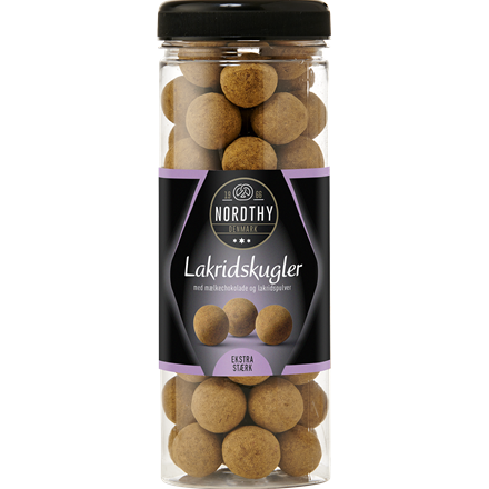 Nordthy Lakridskugler Ekstra Stærk 300 g