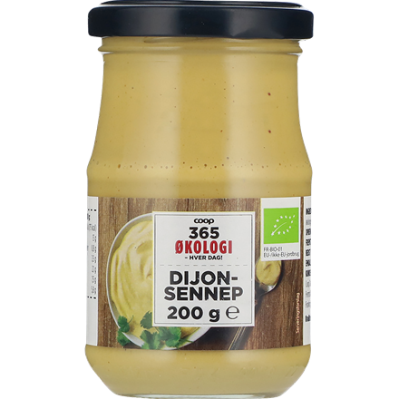 365 Økologi Dijon Sennep 200 g